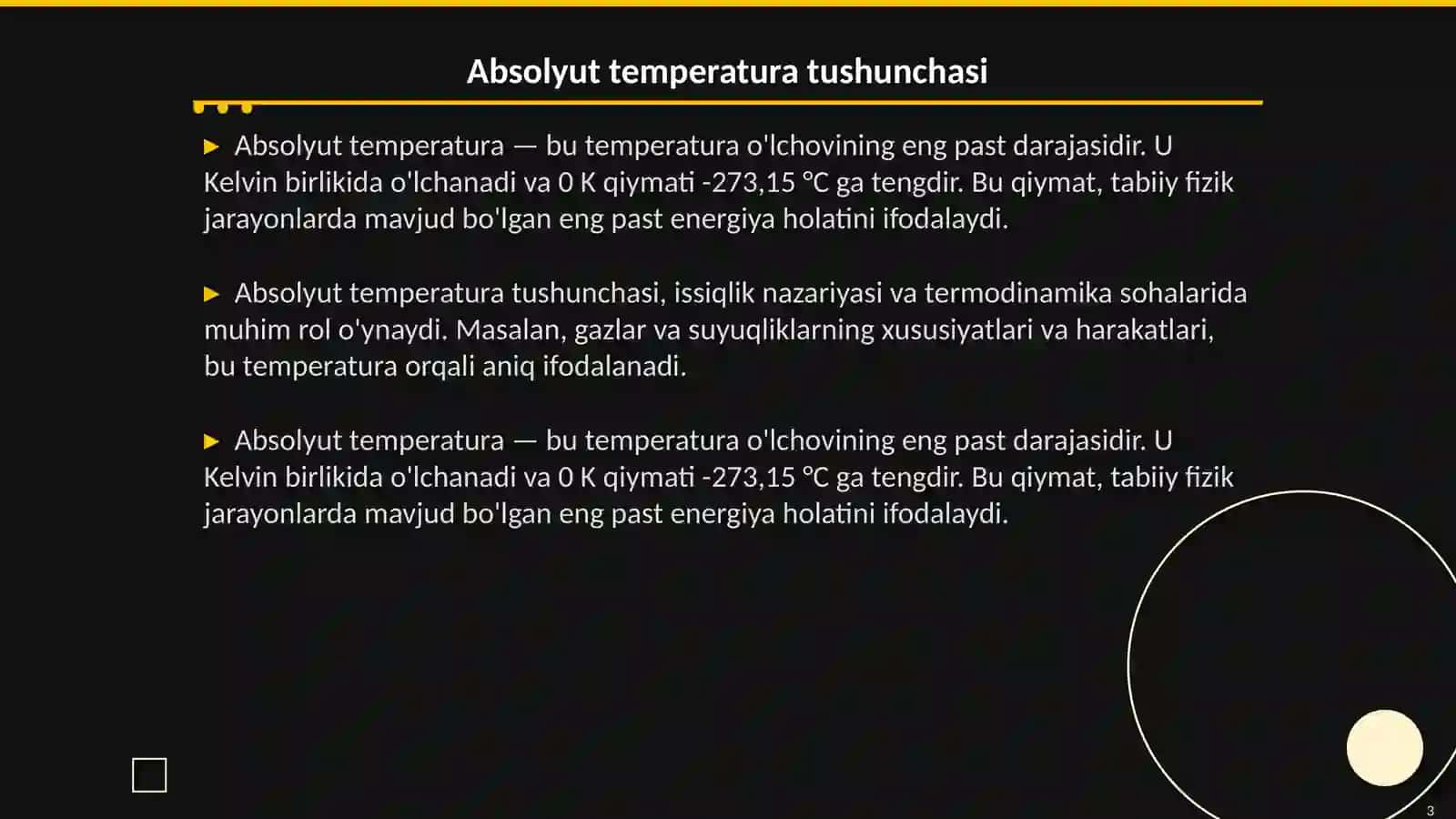 Absolyut temperatura 3