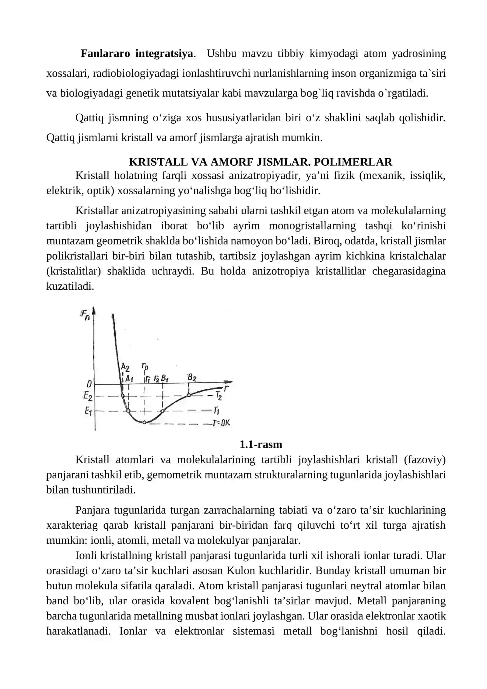 QATTIQ JISMLAR VA BIOLOGIK TO‘QIMALARNING MEXANIK XOSSALARI 3