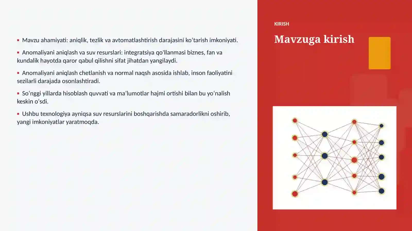Anomaliyani aniqlash va suv resurslari: integratsiya qo'llanmasi 3