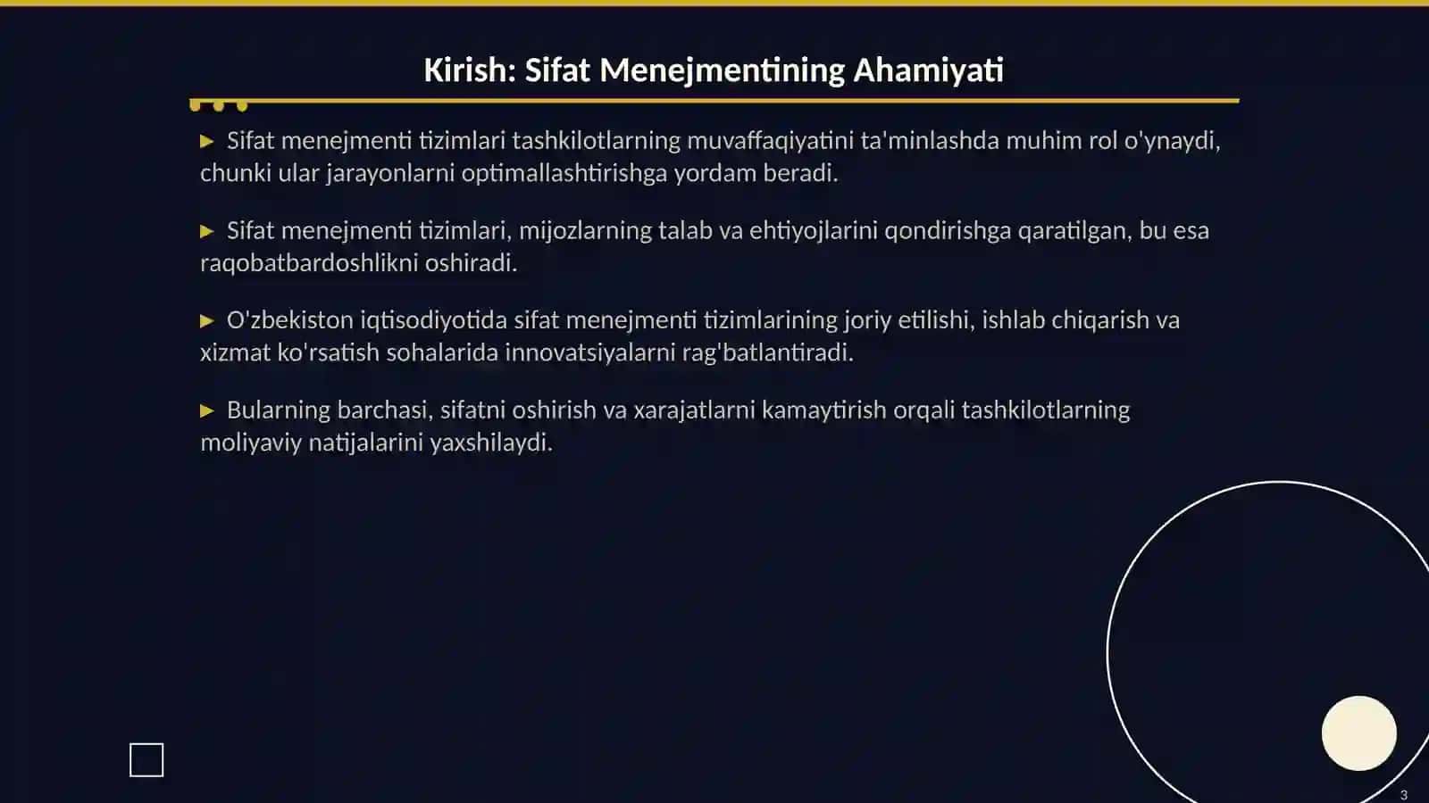 Sifat Menejmenti Tizimlarini Boshqarish 3