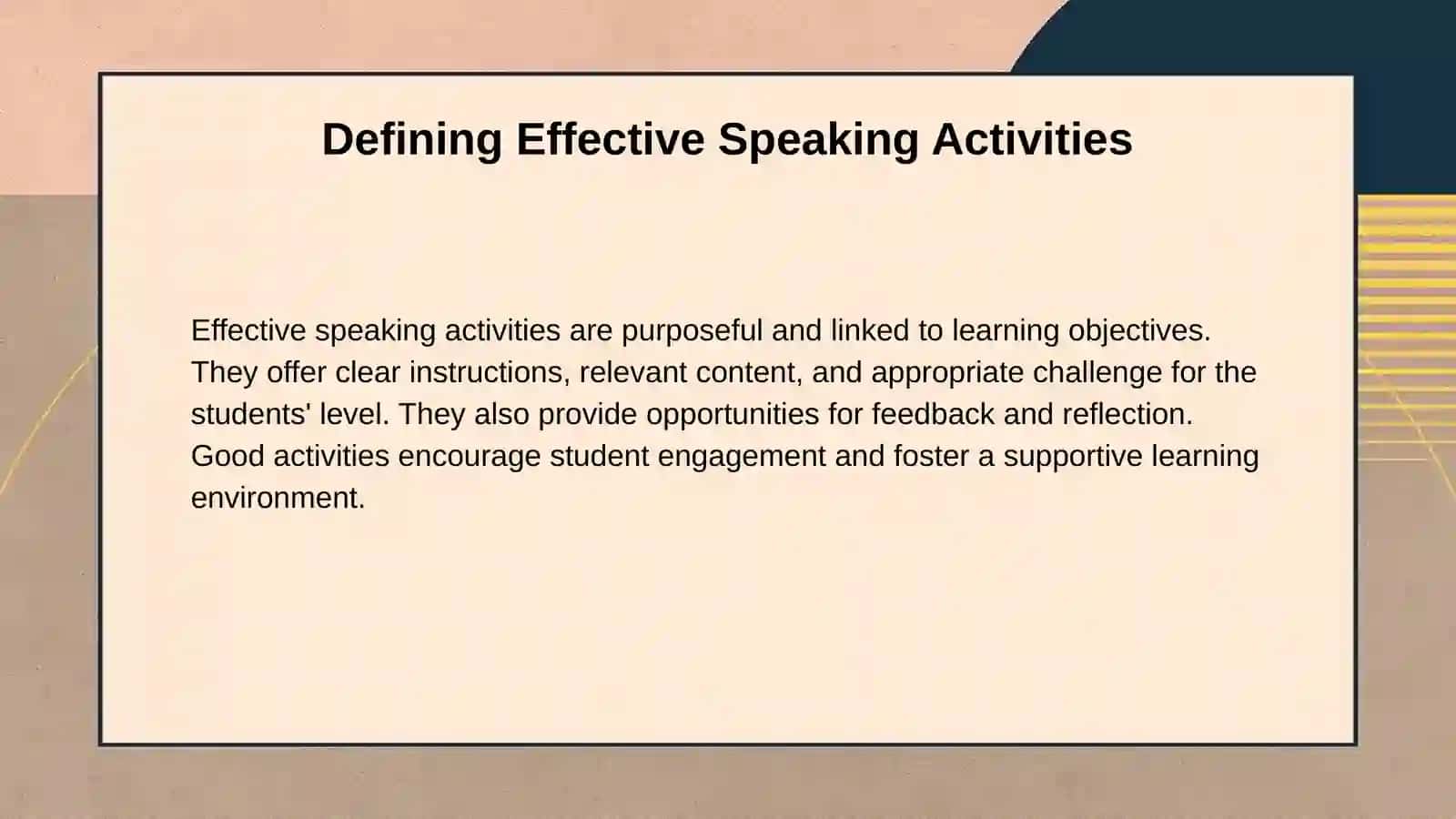 Engaging Students Through Effective Speaking Activities 3