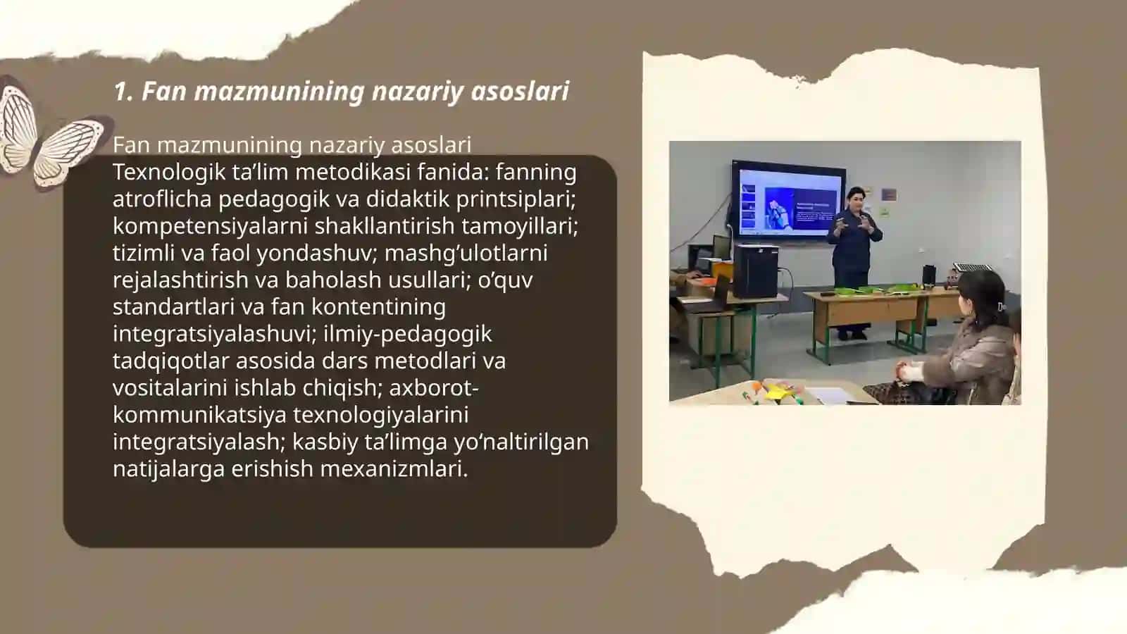 Texnologik ta’lim metodikasi fanining mazmuni maqsadi va vazifalari 3