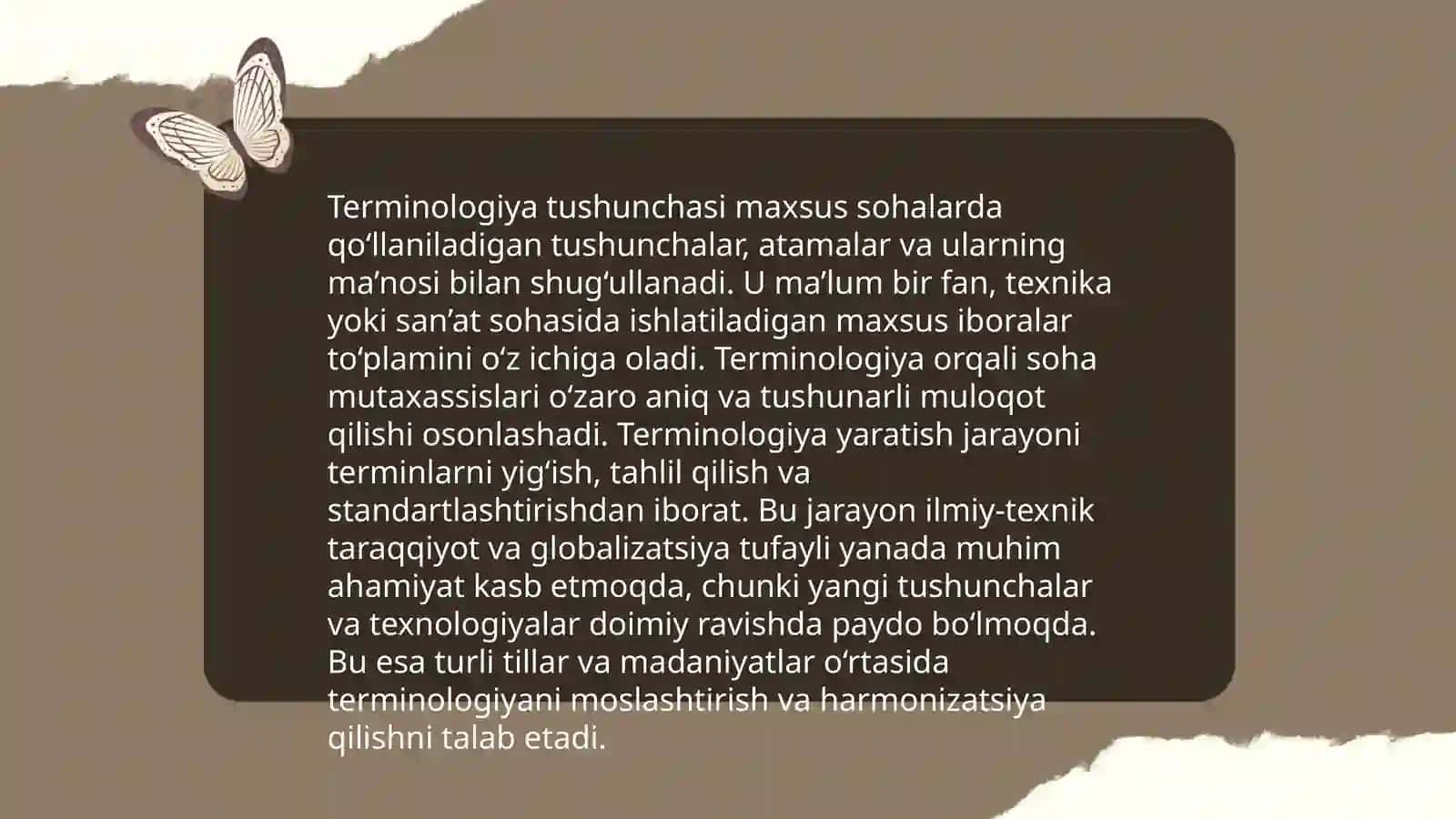 Terminologiya teminshunoslik terminografiya 3