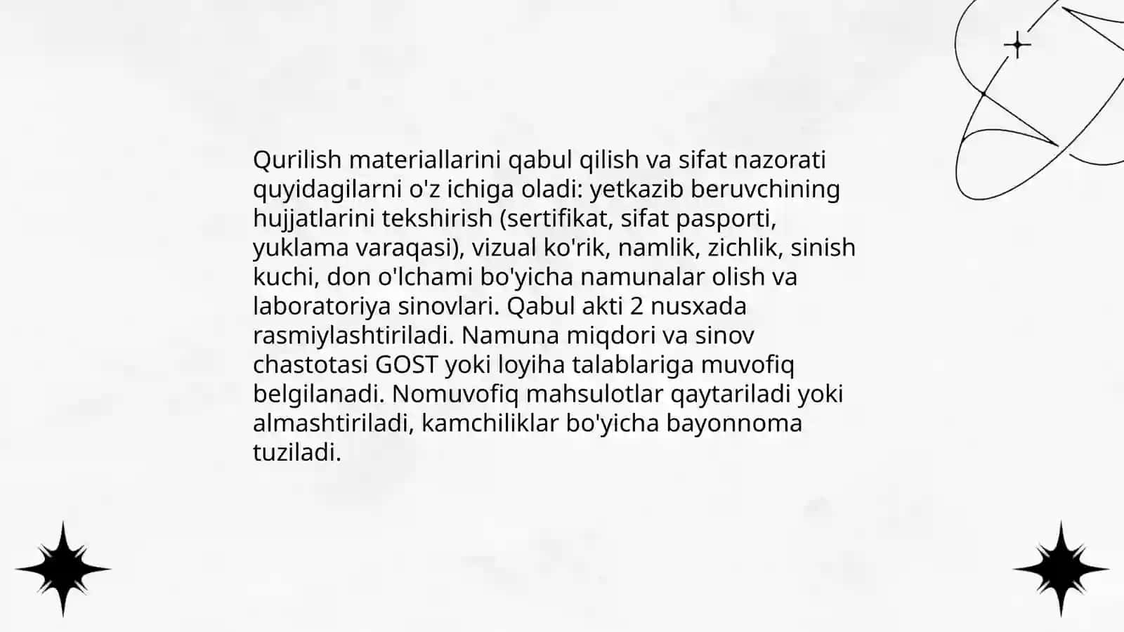 Qurilish tashkilotlarida materiallar hisobining xususiyatlari 3