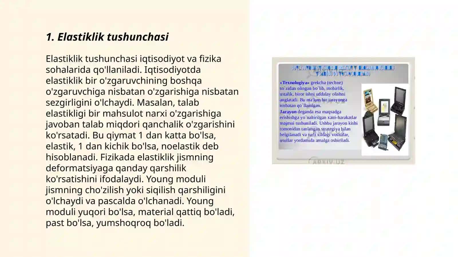 Elastiklikning iqtisodiy mohiyati va uning asosiy xususiyatlari 3