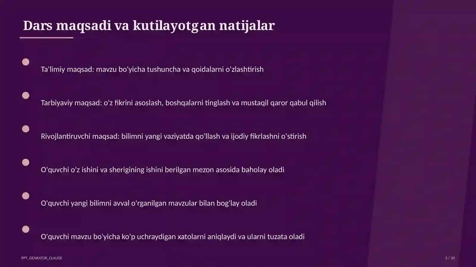 Saf mashqlari va tartib qoidalari (1-sinf) 3