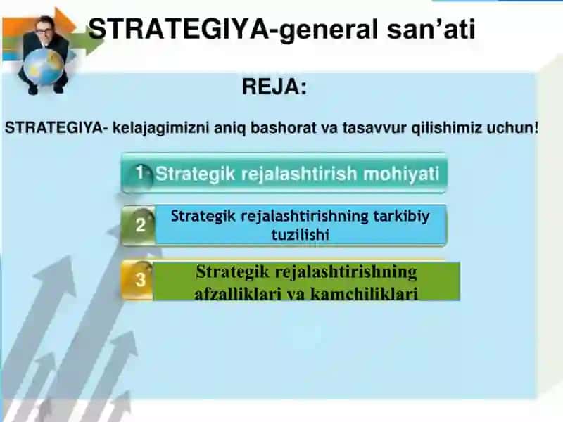 Strategik rejalashtrish mohiyati va vazifalari 3