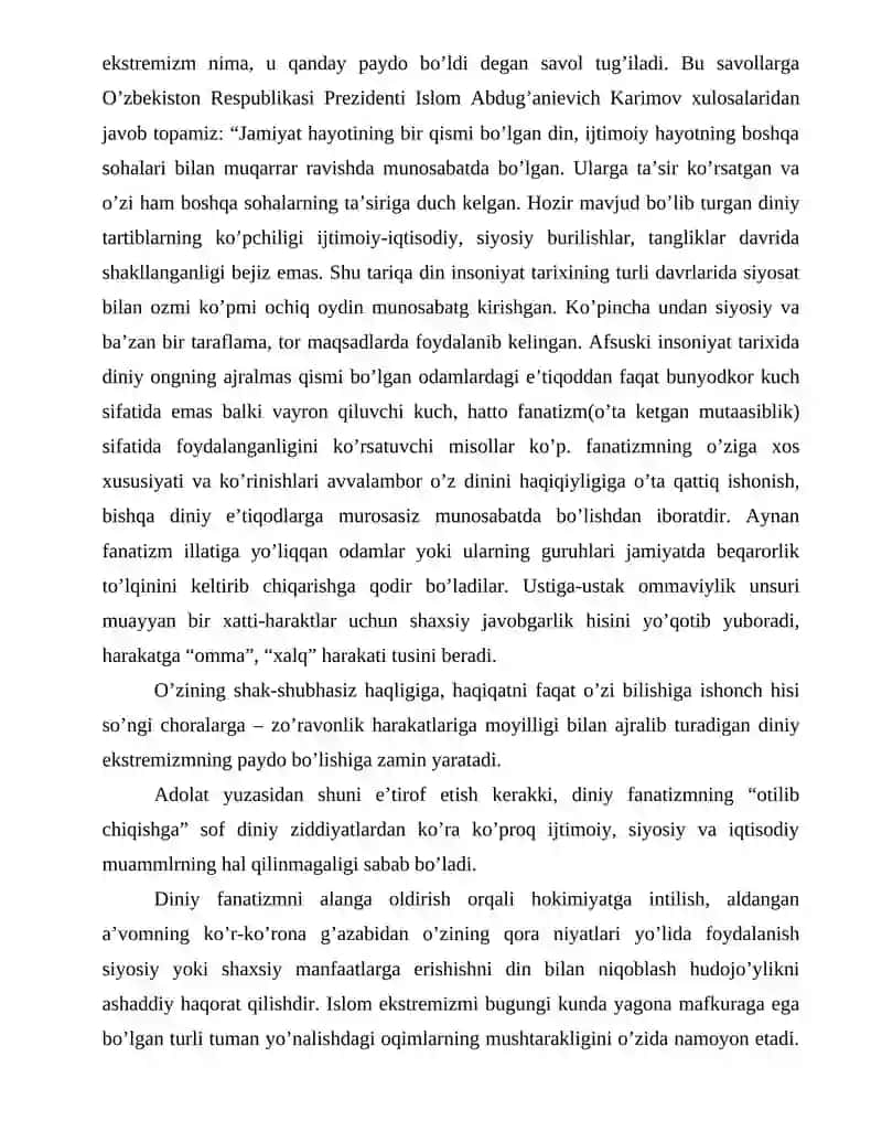 O'zbekiston Respublikasining terrorizmga qarshi kurash to'g'risidagi qonuni 3