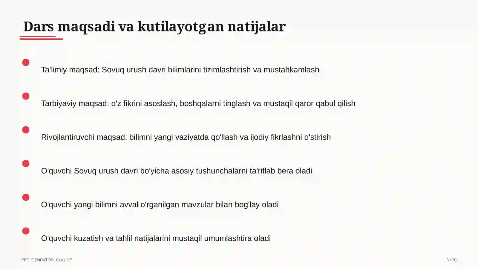 Sovuq urush davri (10-sinf) 3