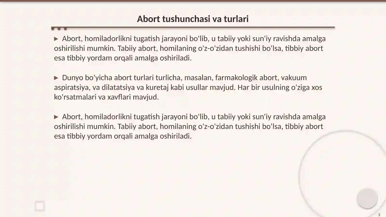 Abort turlari 3