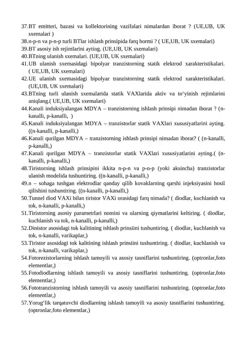 Elektronika va mikroprotsesseor texnikasi 3