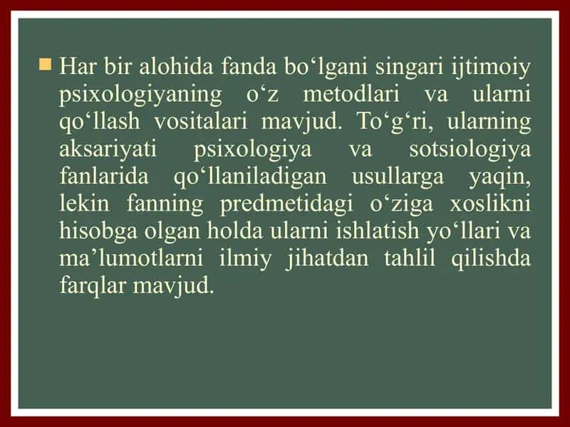 Ijtimoiy-psixologik tadqiqotlarning metodologiyasi va metodlari 3