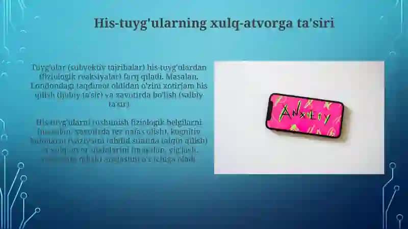 Emotsiya va hissiyot haqida tushuncha 3
