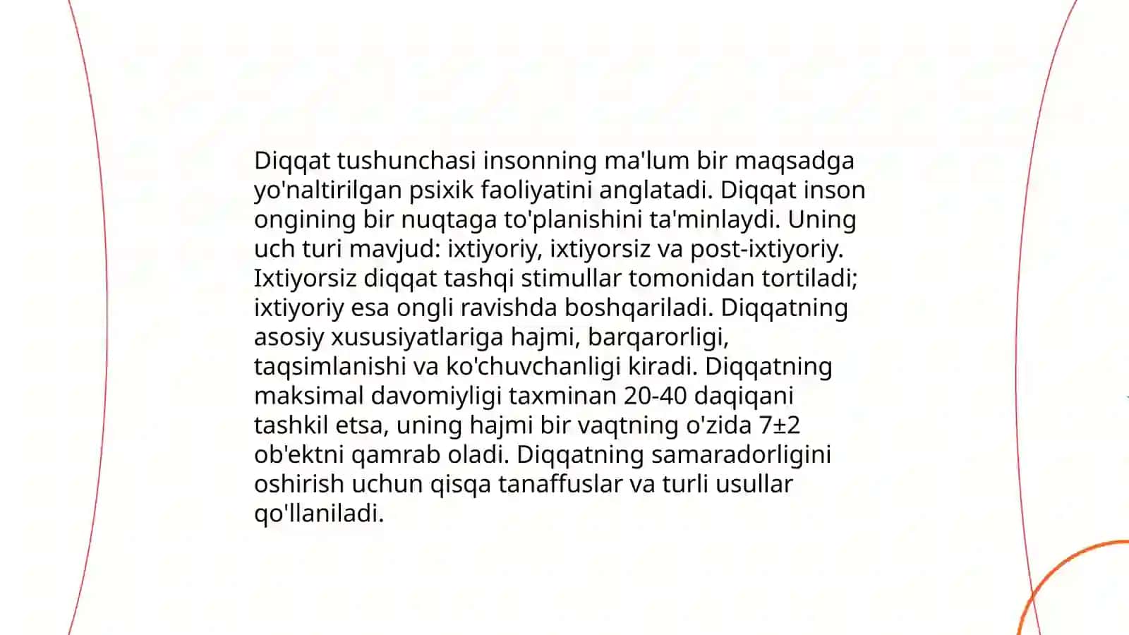 Psixologiyada diqqat nima uchun kerak 3