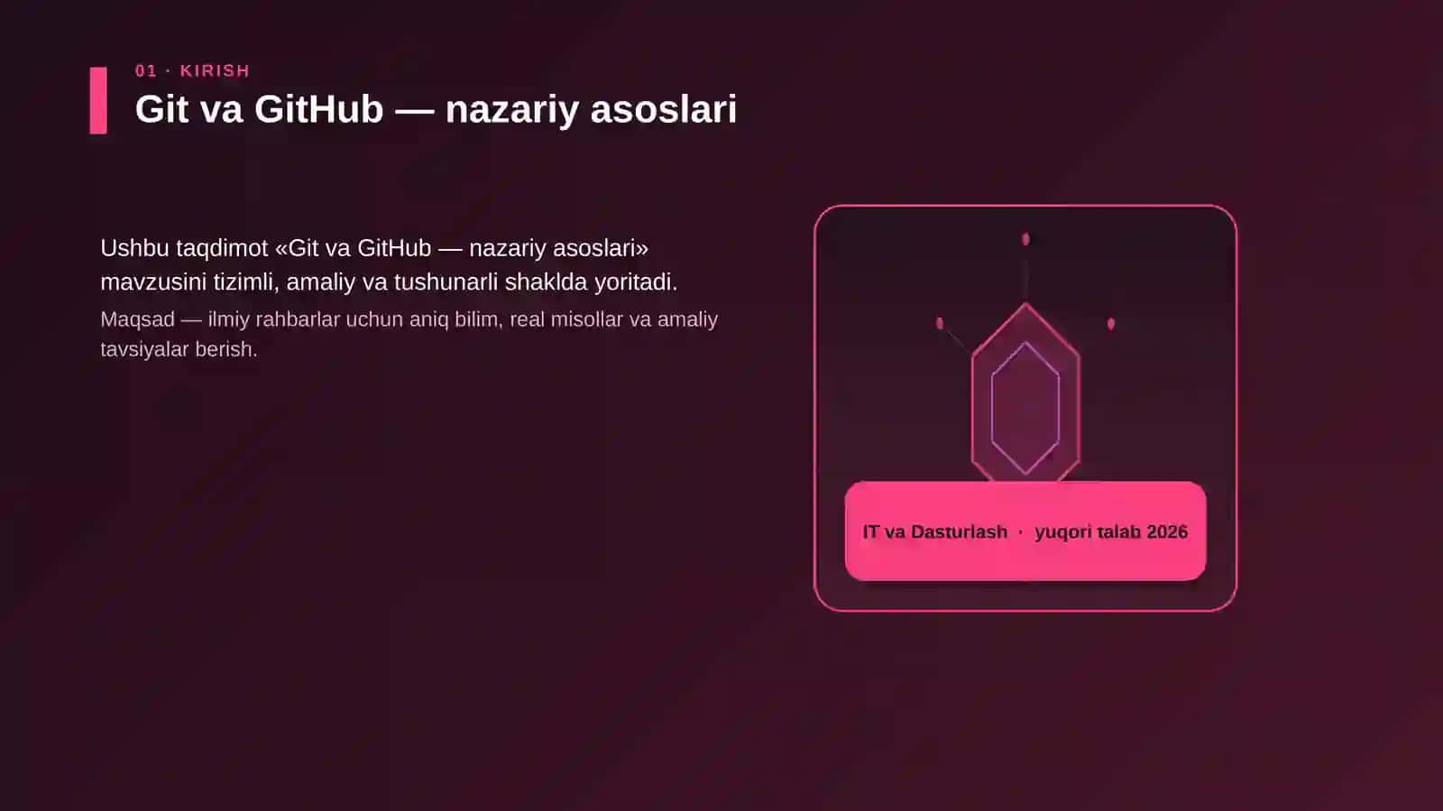 Git va GitHub — nazariy asoslari 3