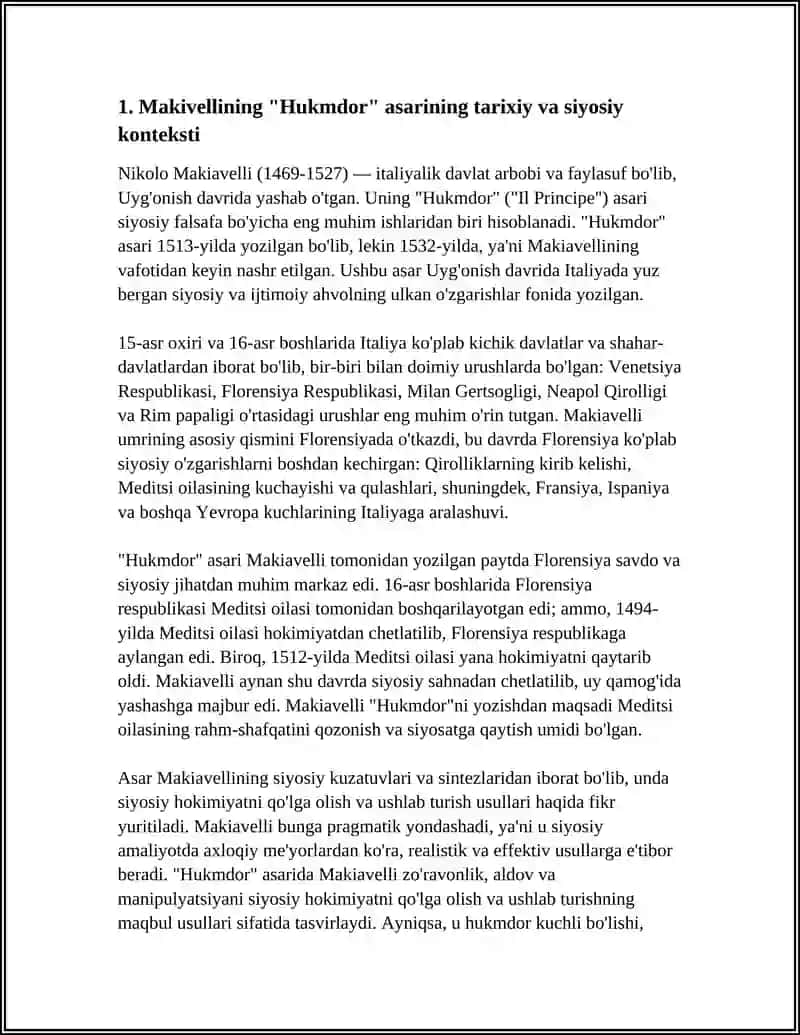 MAKIVELLINING "HUKMDOR" 3