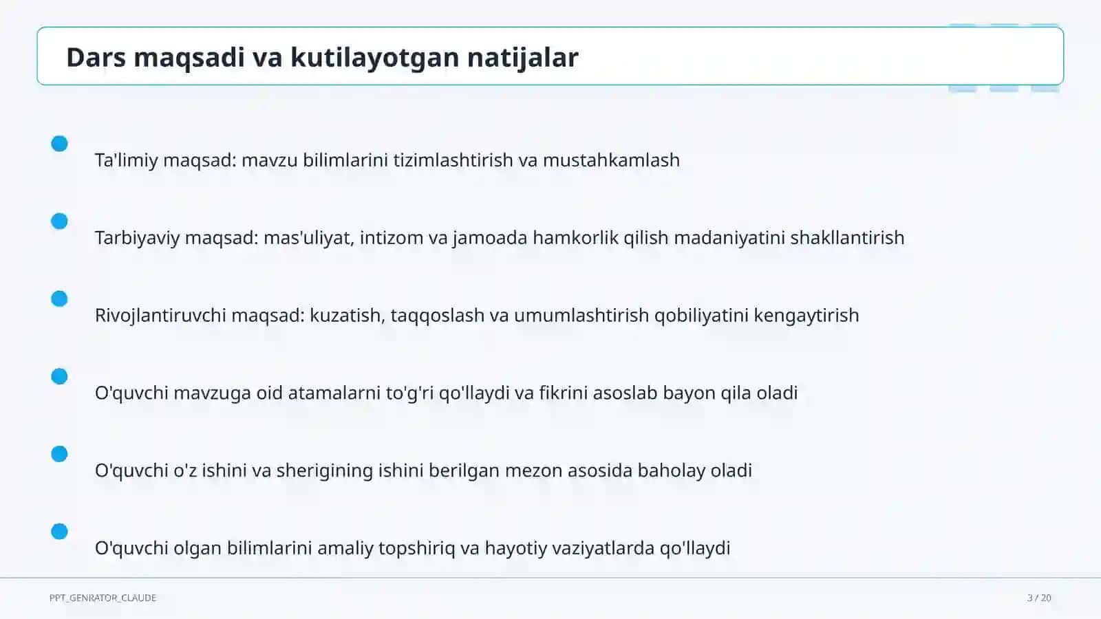 Sun'iy intellekt vositalari o'qituvchi uchun 3