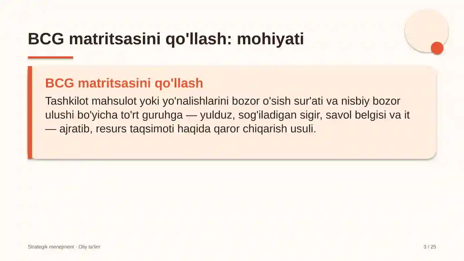 shahar yo'lovchi transportida bcg matritsasini qo'llash 5215 3