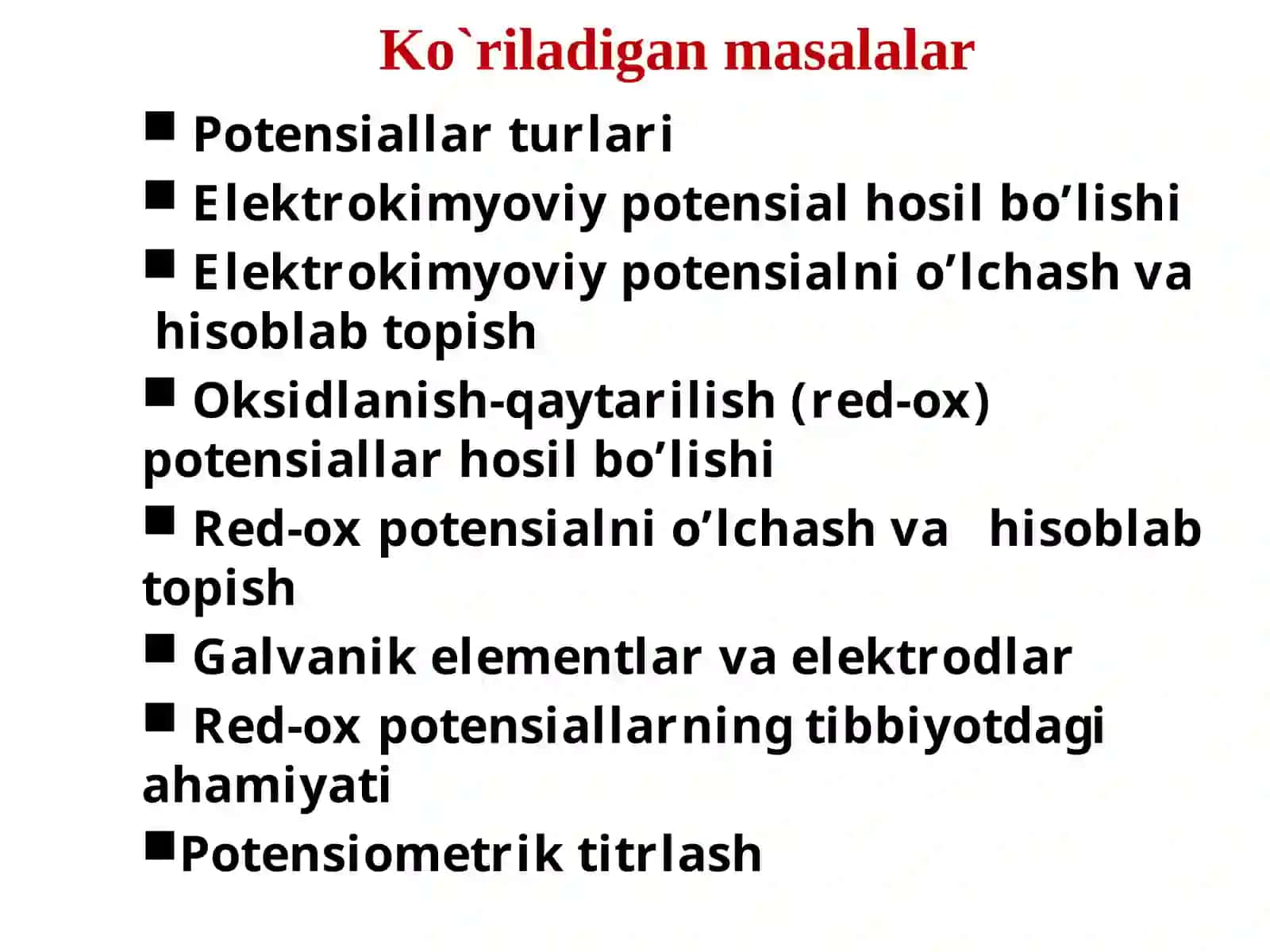 Elektrodlardagi elektron tashish boradigan jarayonlar 3