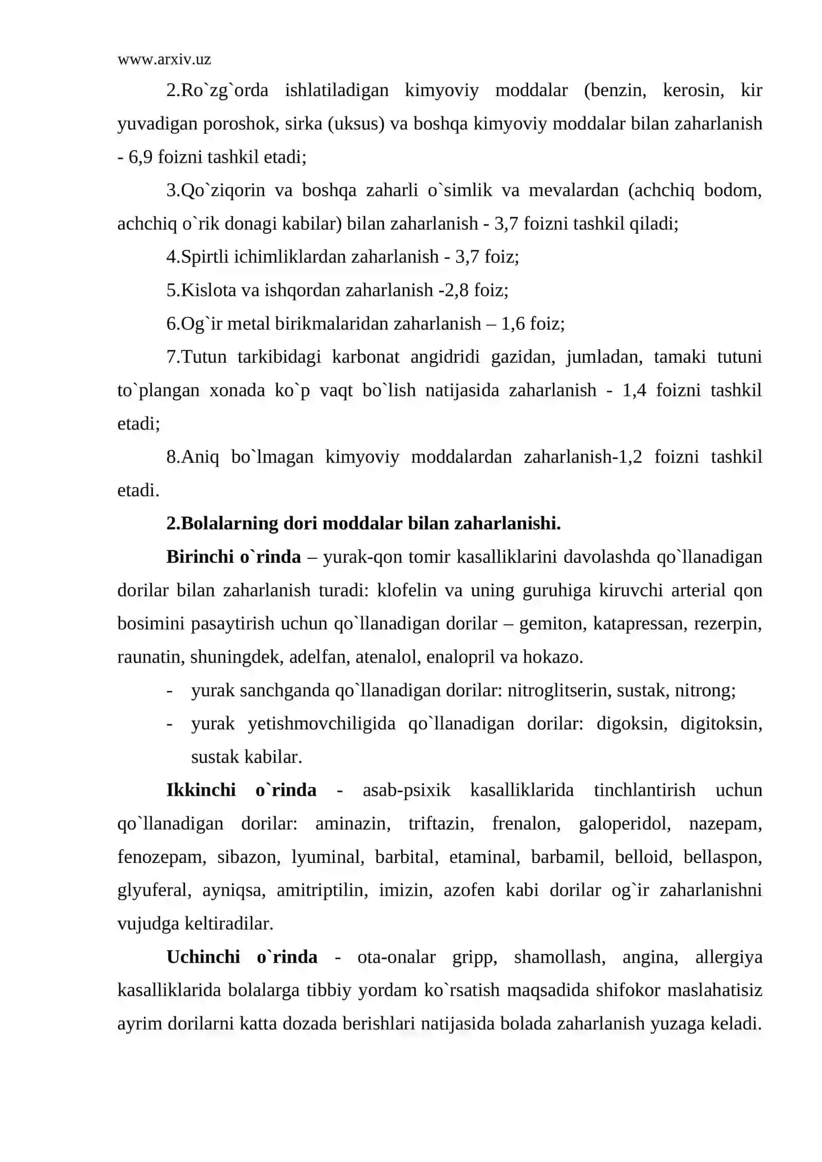 Kimyoviy va dori moddalar bilan zaharlanish 3