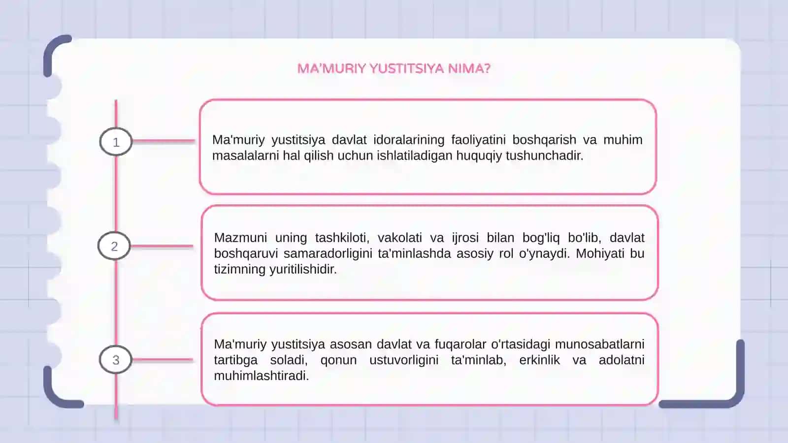 MA’MURIY YUSTITSIYA TUSHUNCHASI, MAZMUNI VA MOHIYATI 3