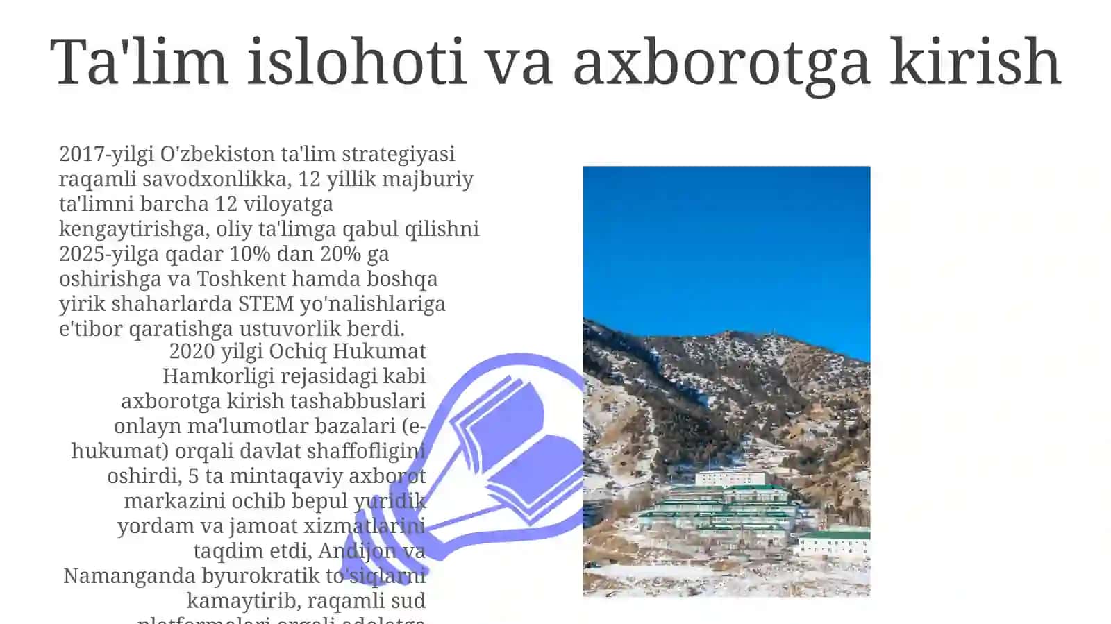 Yangio'zbekiston inson haq-huquqlari va erkinliklari kafolatining yaratilishi 3