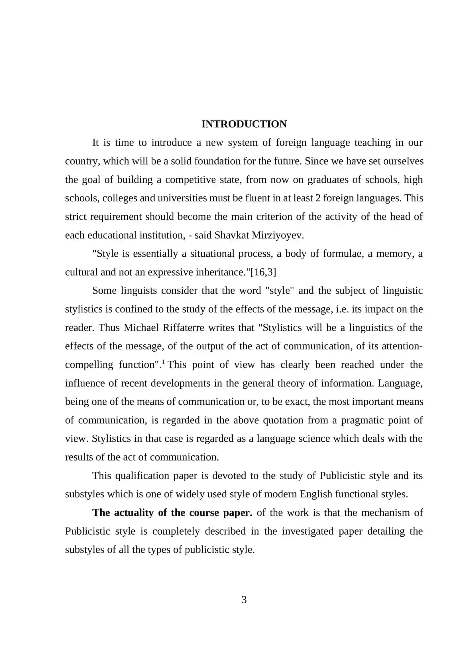 COURSE WORK 3