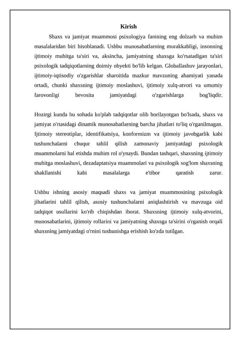 Psixologiyada shaxs va jamiyat muammosi 3