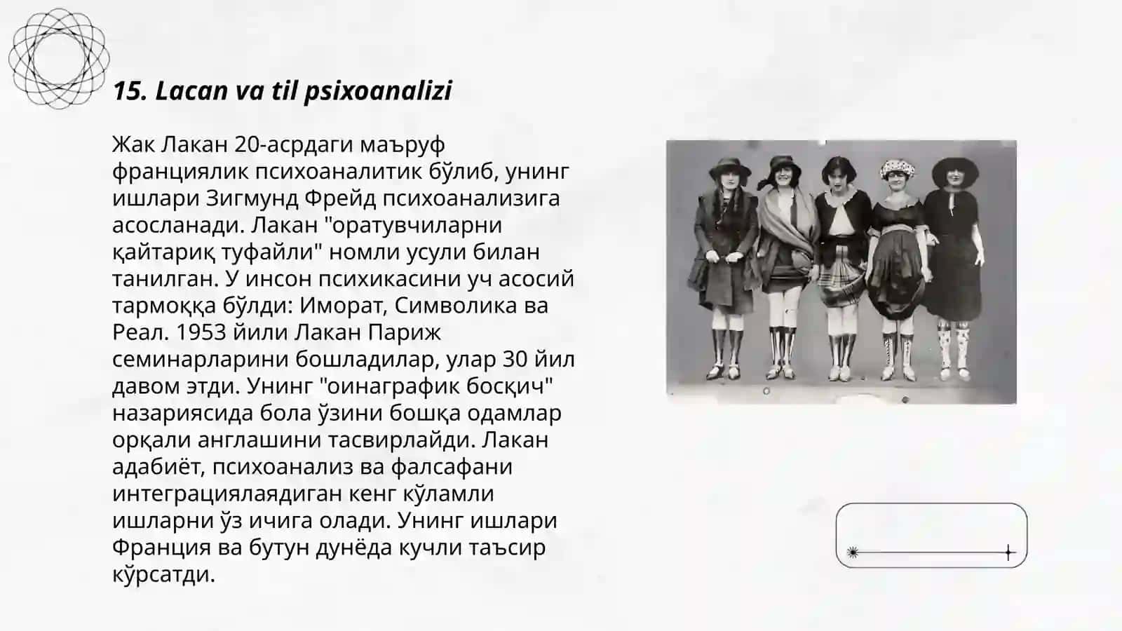 Klassik psixoanaliz va uning modigokatsiyalari 3
