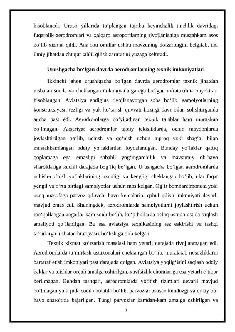 Ikkinchi jahon urushi davrida aerodromlarning texnologik yangiliklari 3