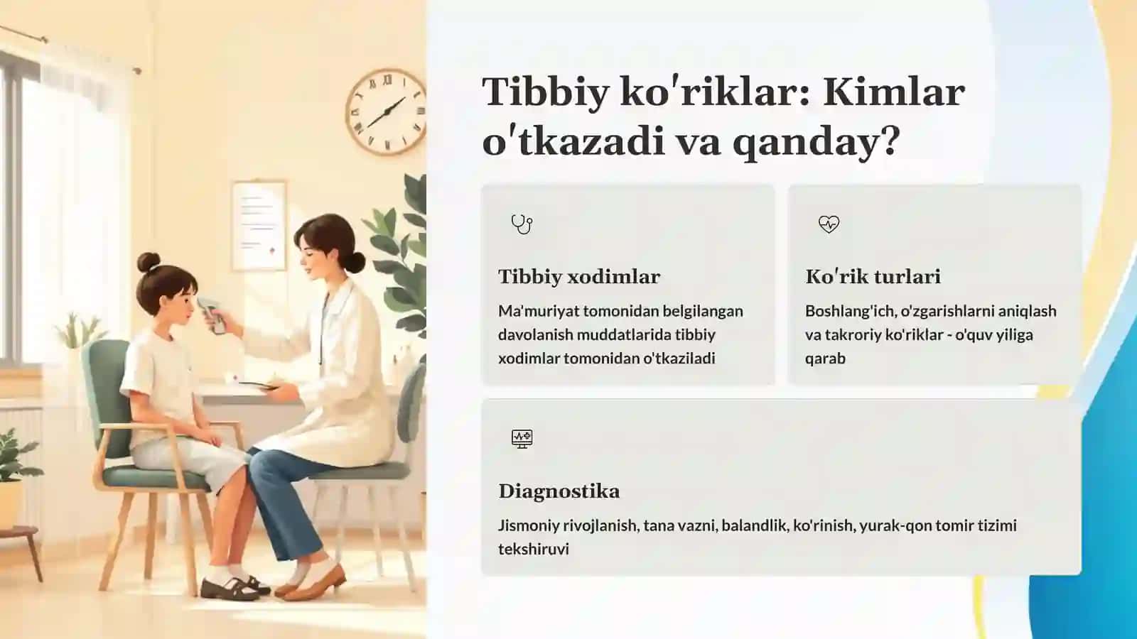 Tibbiy nazorat o'tkazish 3