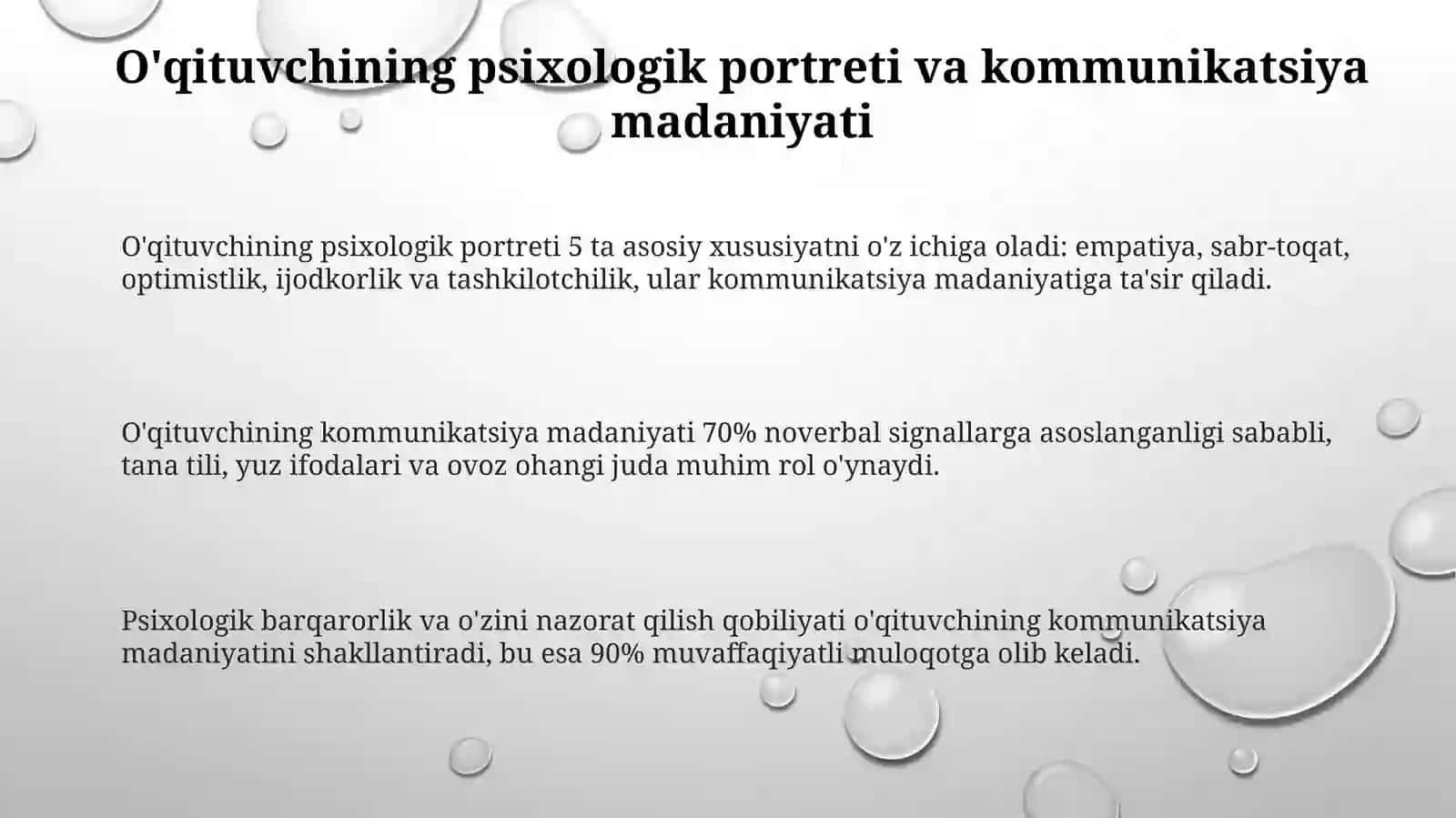 O'qituvchi kasbiy faoliyatida muloqot madaniyati va psixalogiyasi 3