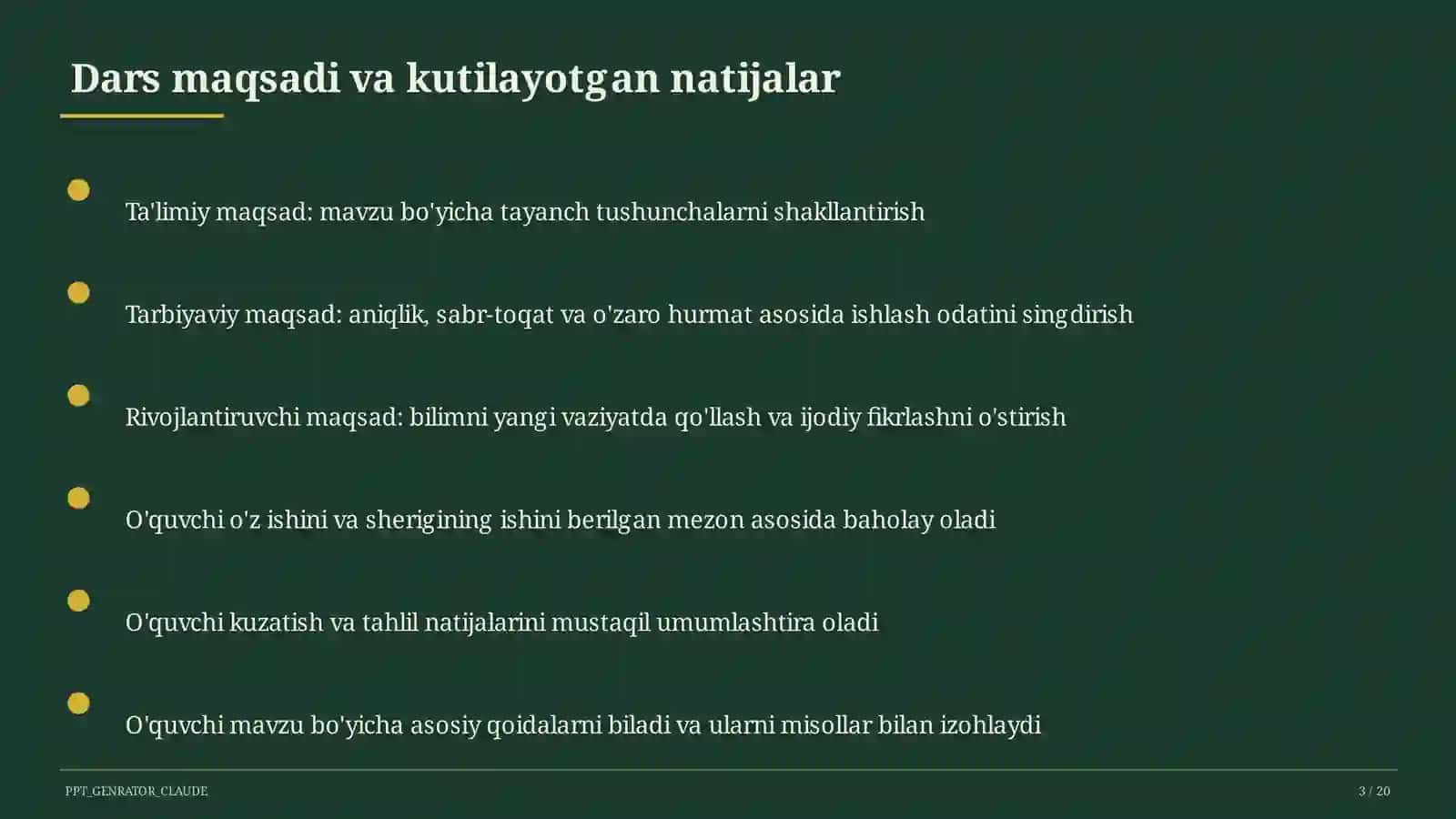 Aniq integral va yuzalarni hisoblash (11-sinf) 3