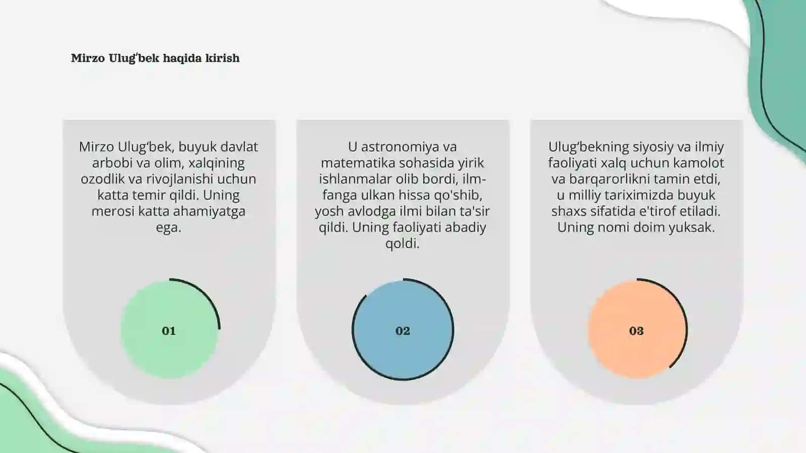 Mirzo Ulugʻbekning Hayoti va Faoliyati 3