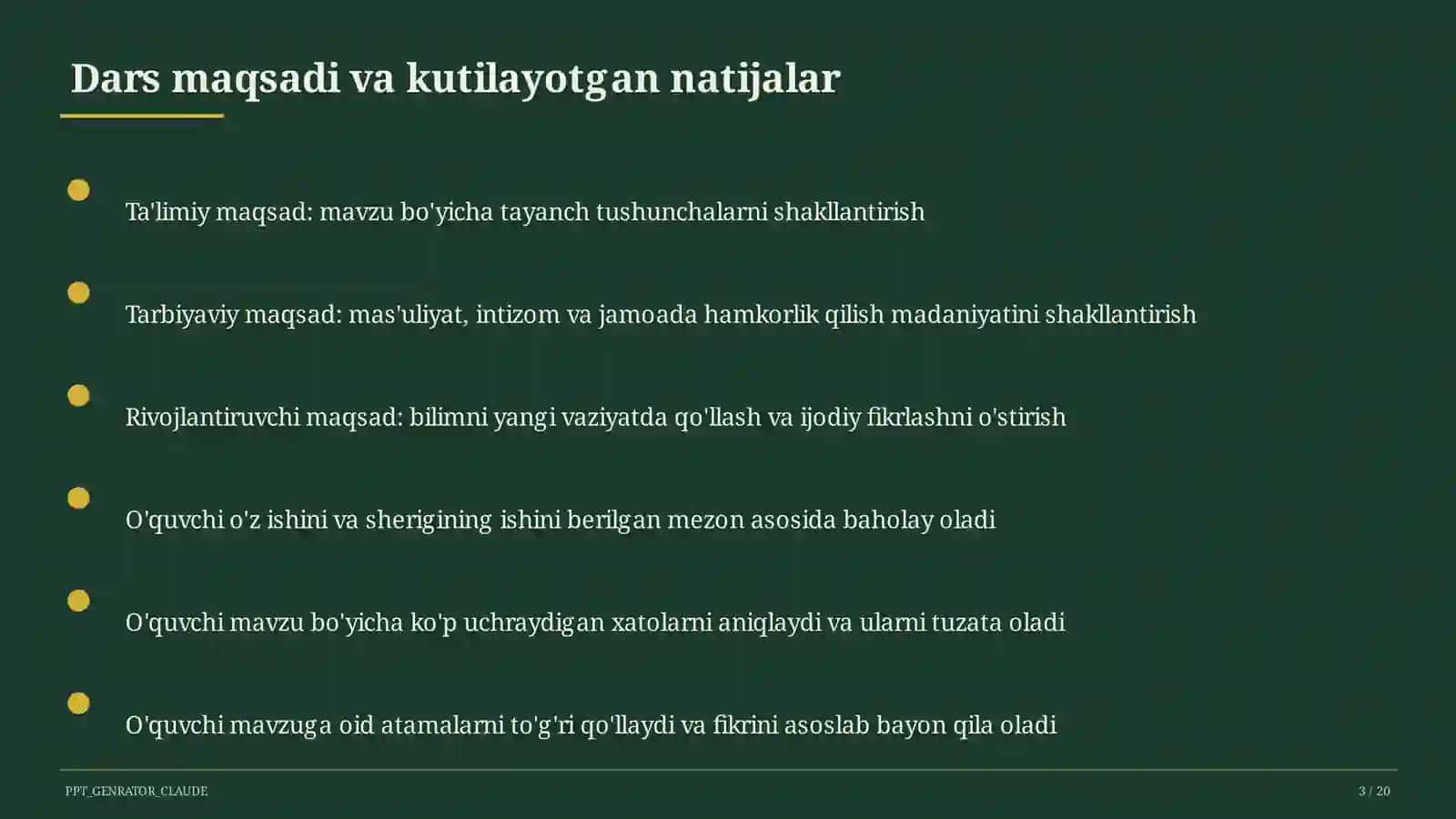 Iqtisodiyot nima: ehtiyoj va resurslar (9-sinf) Huquq va iqtisodiyot asoslari (9–11) — o'qituvchilar uchun 3