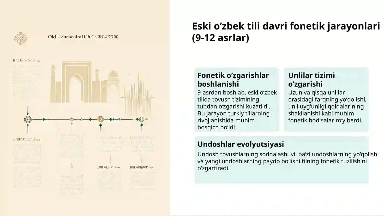 Oʻzbek tilining fonetik tarixi 3