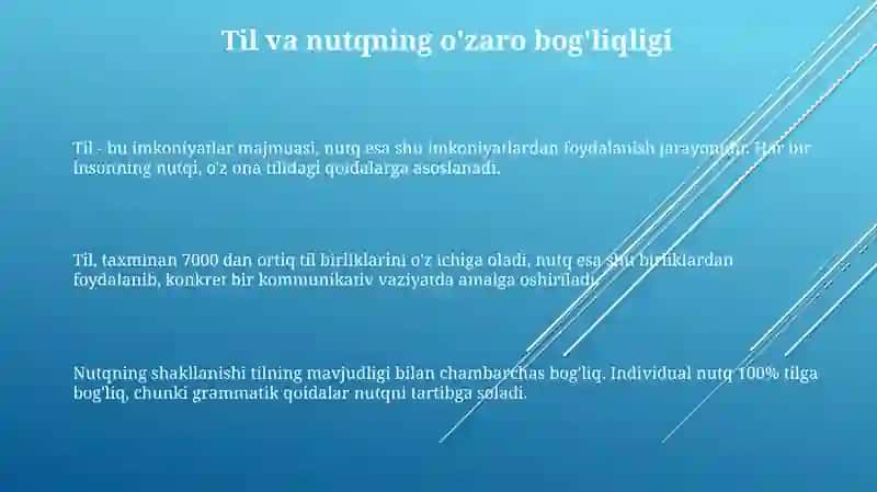 Tilning tarkibi.Lisonvanutq 3