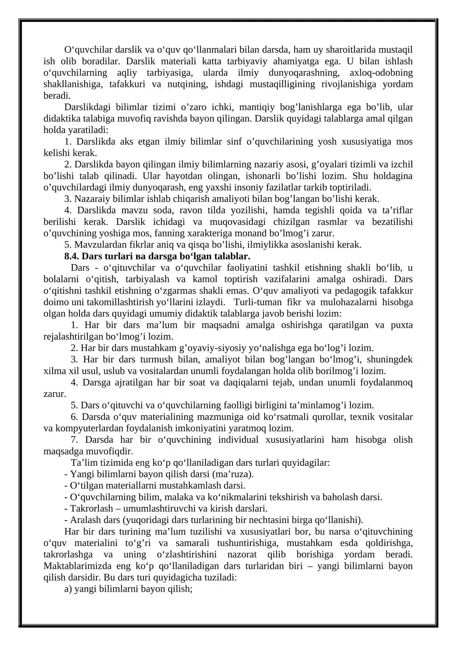Ta’limning mazmuni va uzluksizligi 3