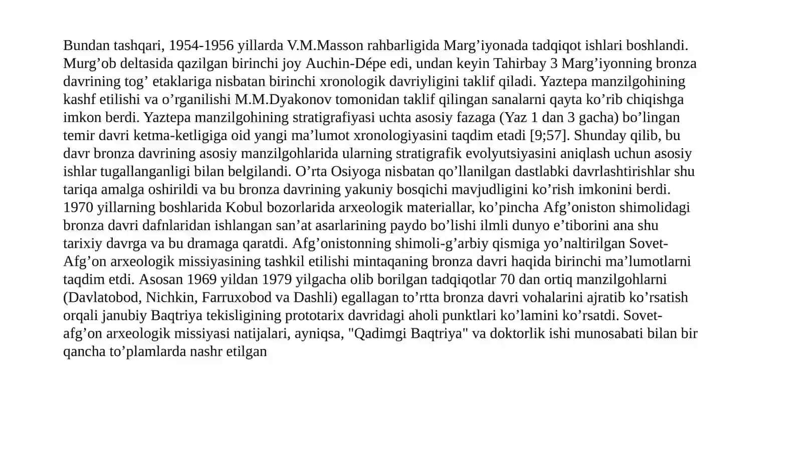 Okssivilizatsiyasitarixshunosligida MDH davlatlari olimlarining tadqiqotlari 3