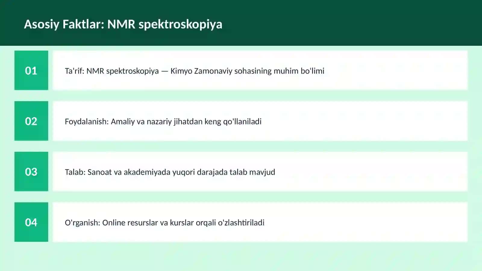 NMR spektroskopiya 3