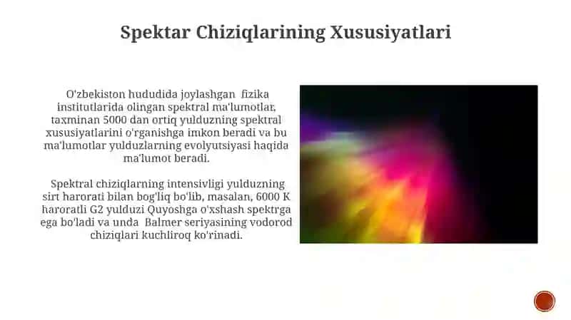 Yulduzlarning spektrlari: Tahlil va tasniflash 3