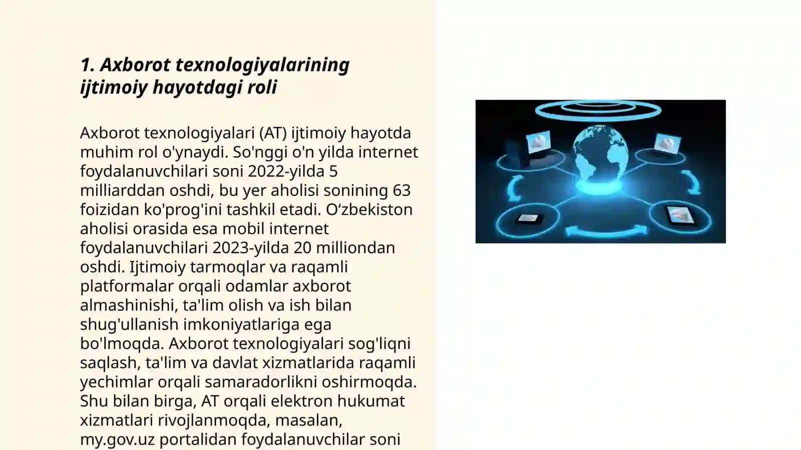 Axborotni jamiyatda tutgan õrni 3