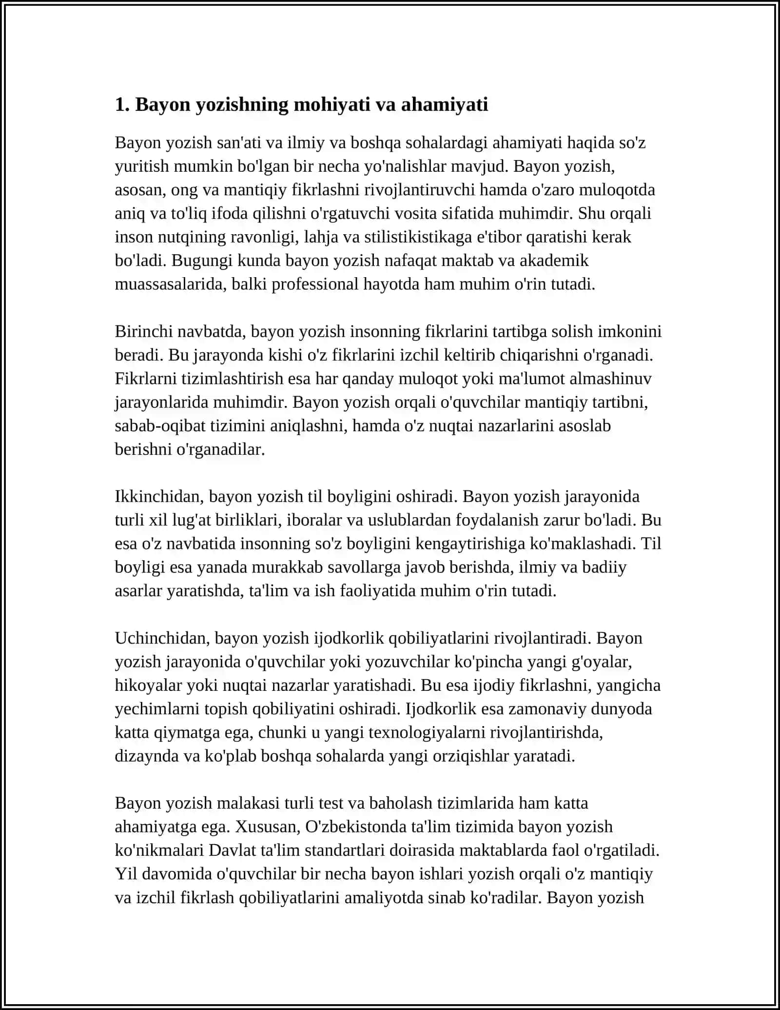 BOSHLANGICH SINFLARDA BAYON YOZISH METODIKASI 3