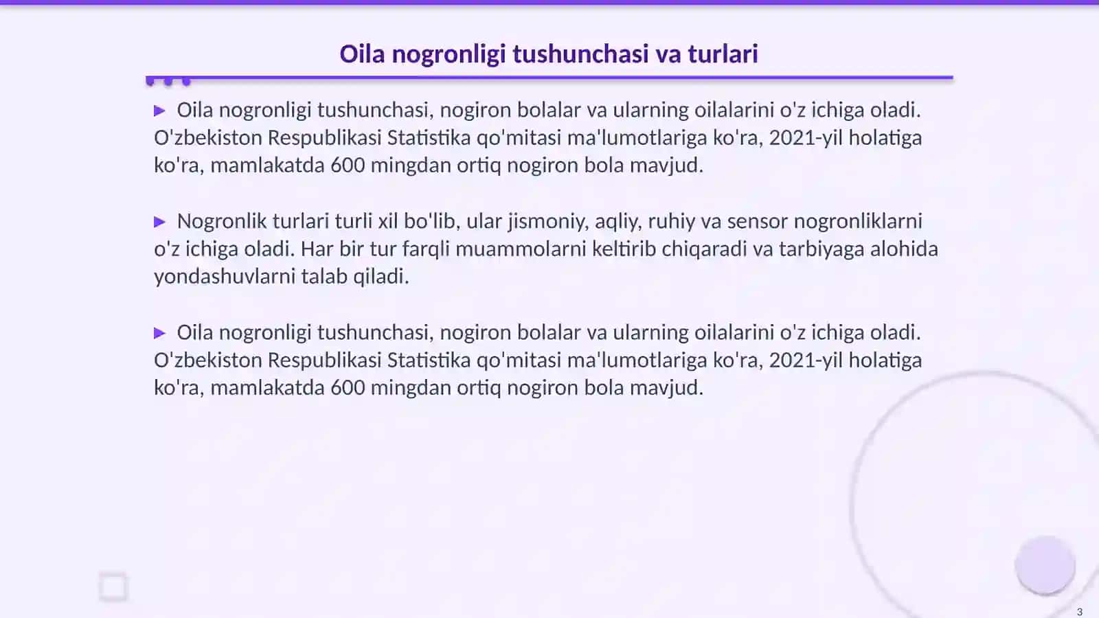 Oilada tarbiya berish psixologiyasi 3