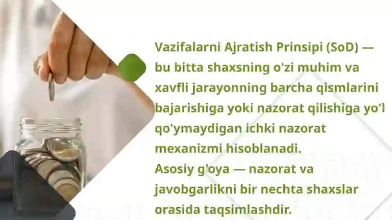 Vazifalarni Ajratish Prinsipi (SoD) 3