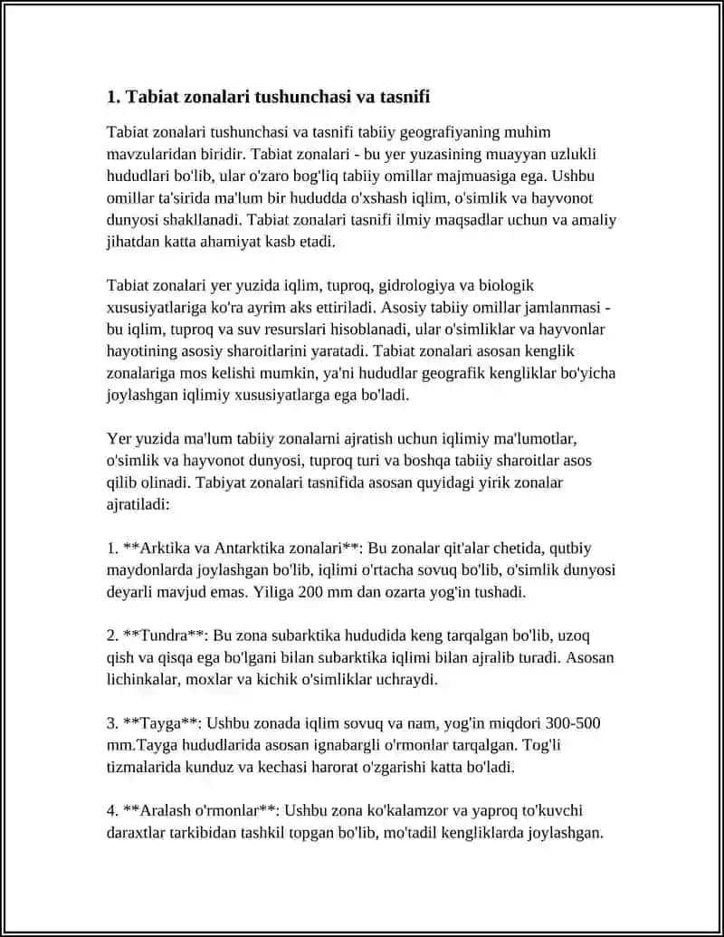 TABIAT ZONALARI 3