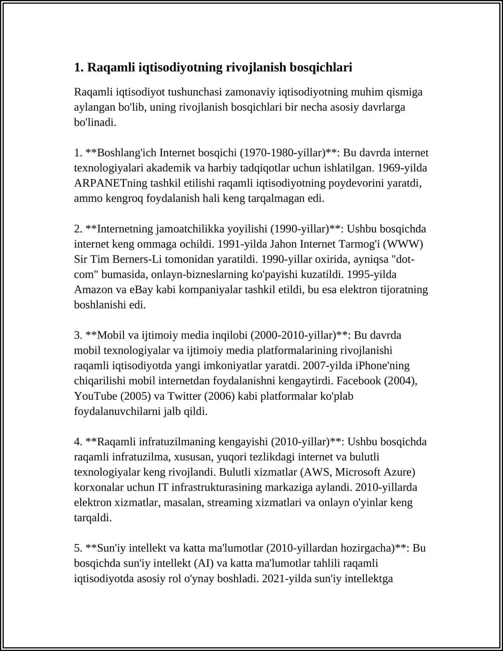 RIVOJLANGAN DAVLATLAR RAQAMLI IQTISODIYOTI 3