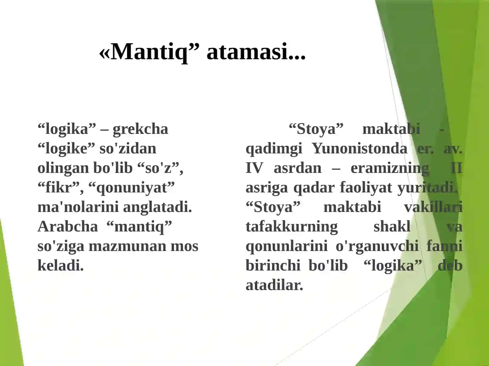 Mantiq (Logika) 3
