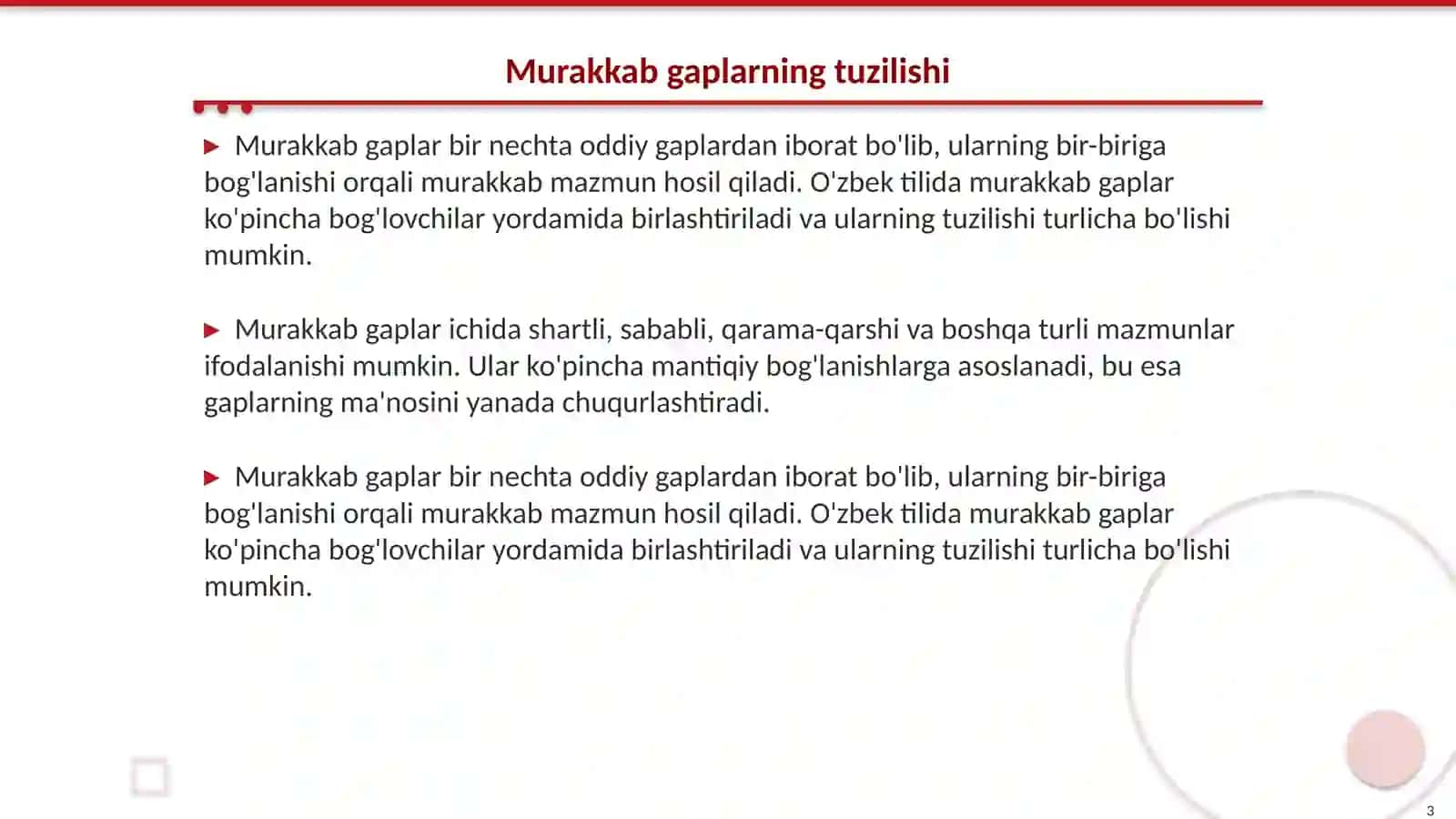 Murakkab gapda shart mazmunining ifodalanishi 3