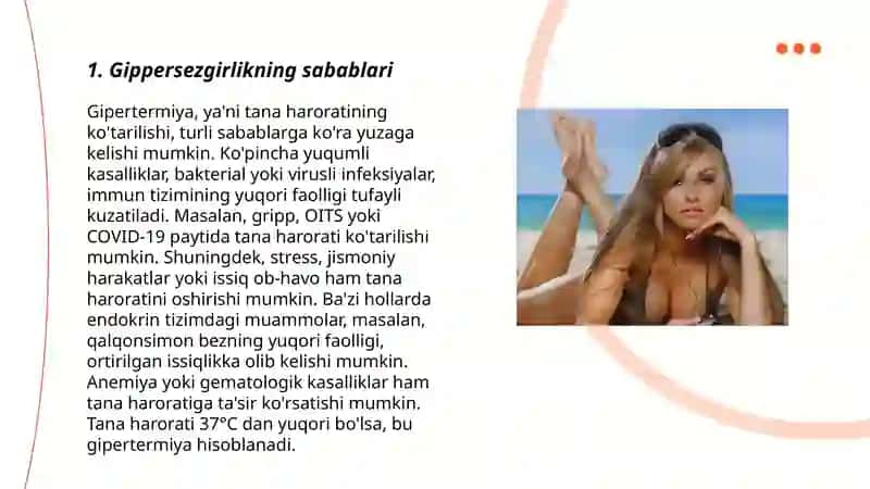 Gippersezgirlik va ikkilamchi immuntanqislik holati 3